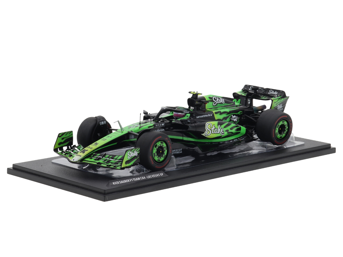 Fórmula 1 Kick Sauber C44 Zhou Guanyu GP Las Vegas 2024 1:18