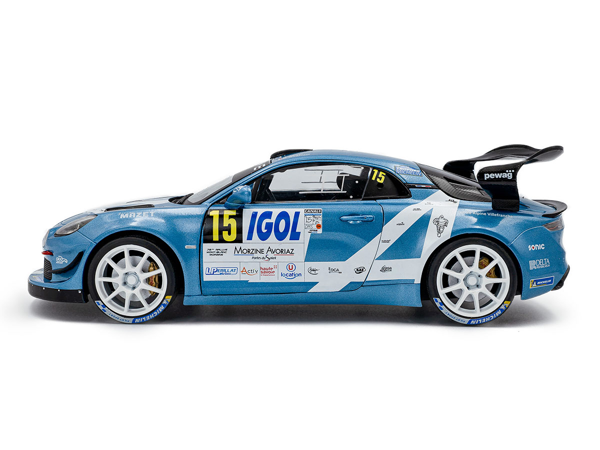 Alpine A110 Rallye GT+ CFR Mont-Blanc Morzine 2024 1:18 Solido