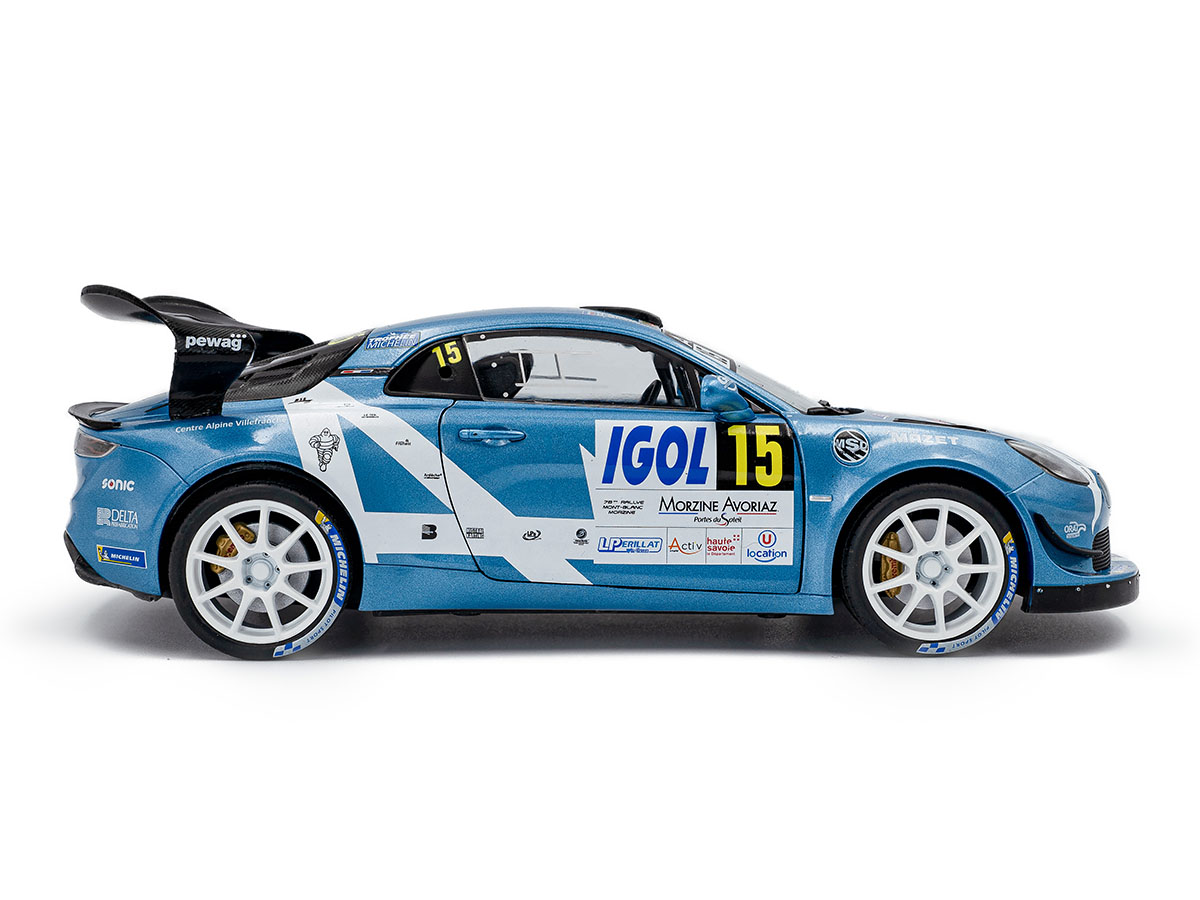 Alpine A110 Rallye GT+ CFR Mont-Blanc Morzine 2024 1:18 Solido