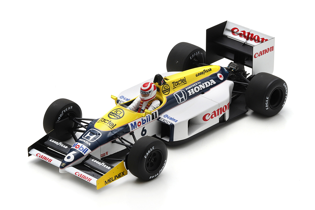 Fórmula 1 Williams FW11 Nelson Piquet Winner GP Brasil 1986 1:18