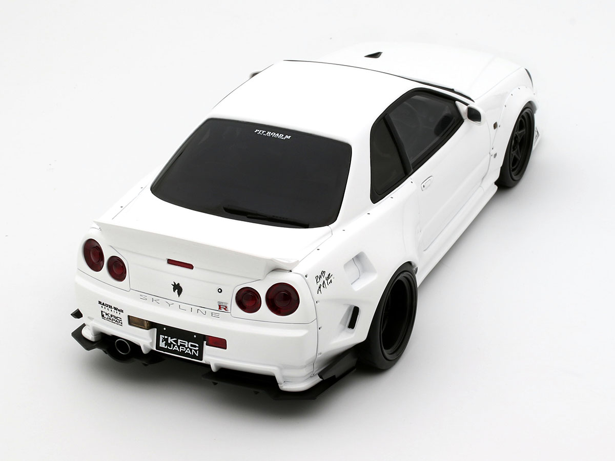 Nissan Skyline GT-R プラモデル 未組立 Nissan Skyline GT-R (BNR34) by KRC Japan 2019 1:18 OttOmobile