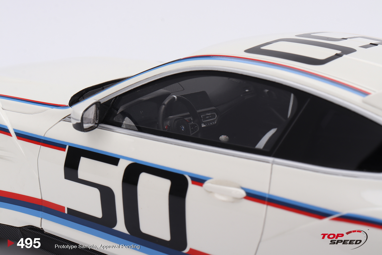 BMW M4 3.0 CSL 1:18 TopSpeed Branco - 20 anos! Loja on-line de