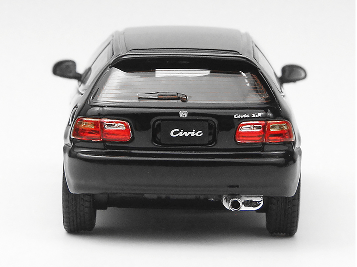 Honda CIVIC SiR II (EG6) 1:64 LCD Models Preto - 20 anos! Loja on