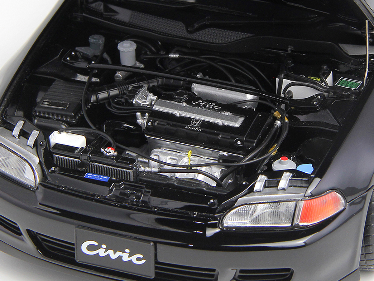 Honda CIVIC SiR II(EG6) 1:18 LCD Models Preto - 19 anos