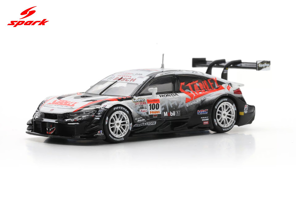ミニカー STANLEY CIVIC TYPE R GT SUPER GT 2025 PRÉ-VENDA *** Honda Civic TYPE R-GT STANLEY Team KUNIMITSU GT500