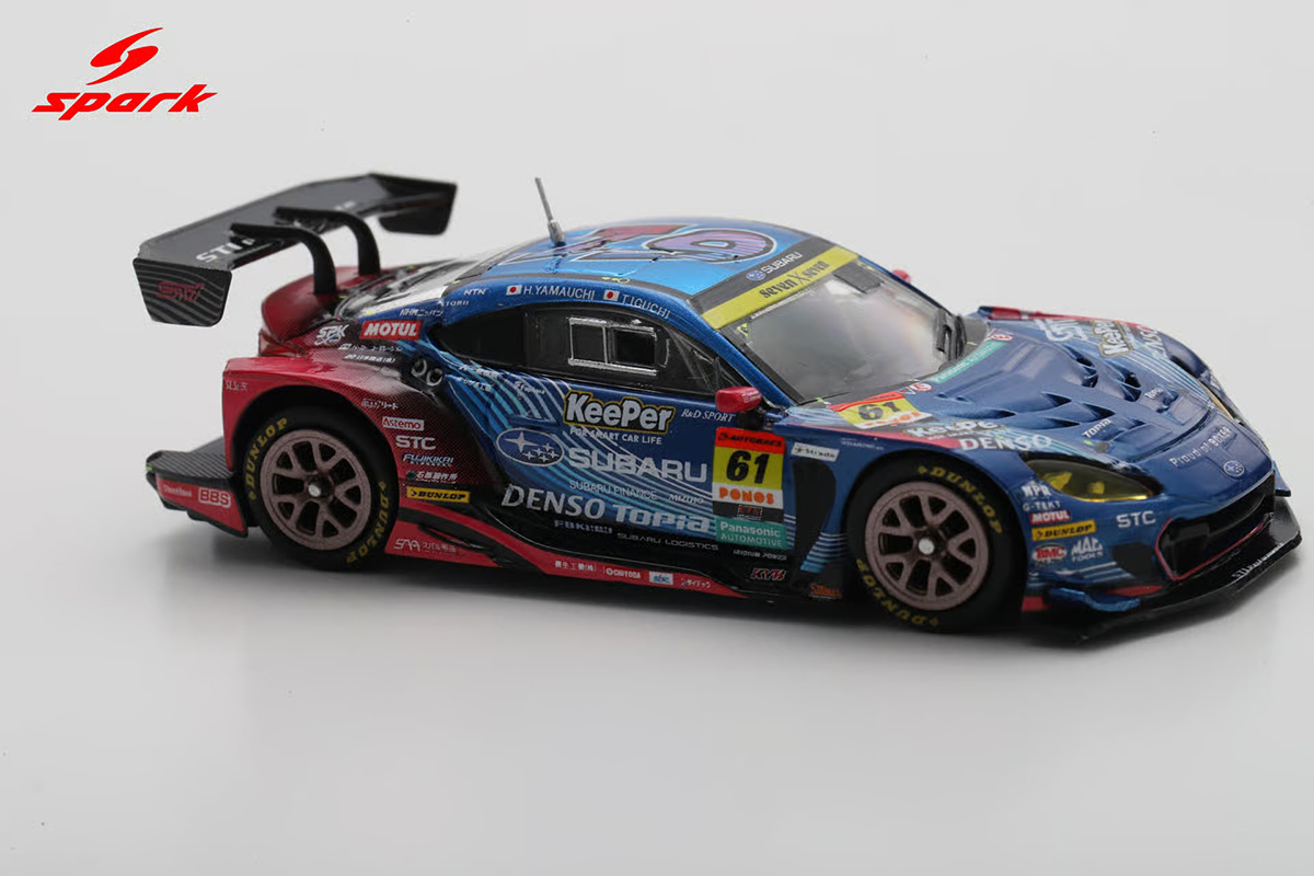 ミニカー SUBARU BRZ GT300 SUPER GT2025 1/64 PRÉ-VENDA *** Subaru BRZ R&D Sport GT300 Super GT 2025 1:64 Spark