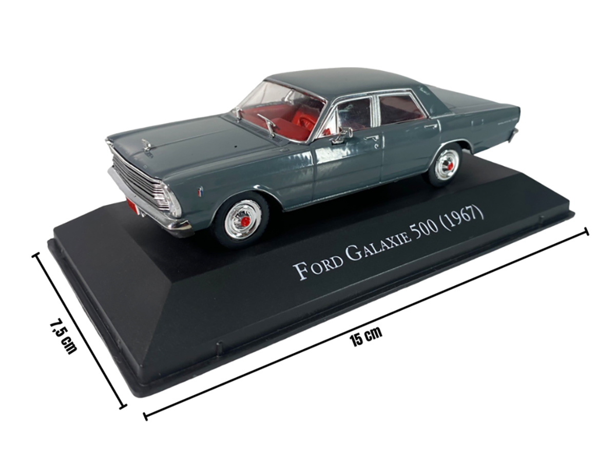 Ford Galaxie 500 1967 1:43 Luppa Cinza - 20 anos! Loja on-line de
