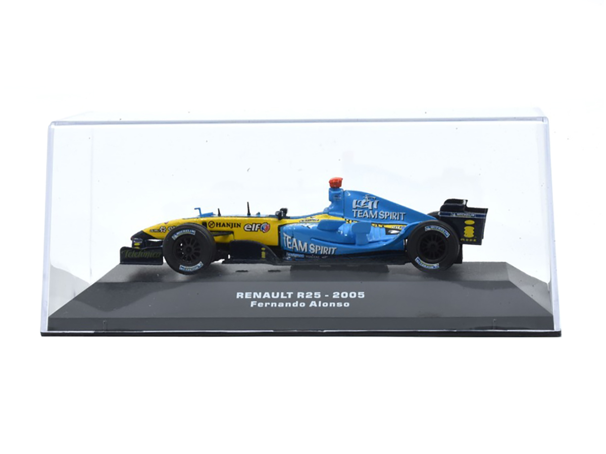 Fórmula 1 Renault R25 2005 Fernando Alonso 1:43 Luppa - 20 anos
