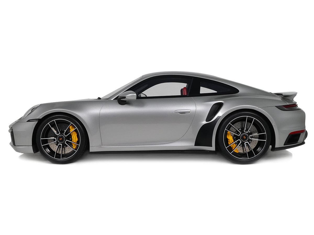 Porsche 911 992.1 Turbo S 2020 1:8 GT Spirit Prata - 20 anos! Loja