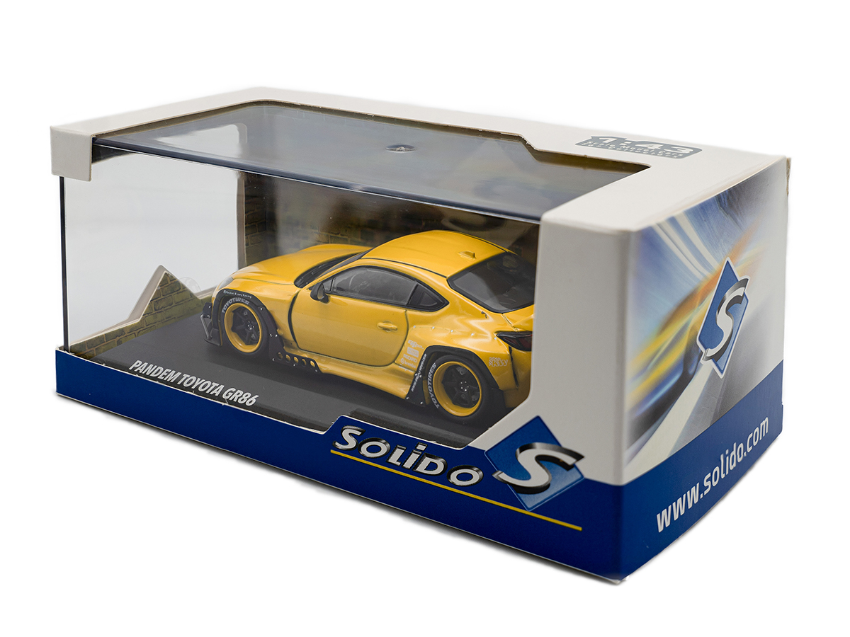 Toyota GR86 2022 Pandem 1:43 Solido Amarelo - 19 anos! Loja on