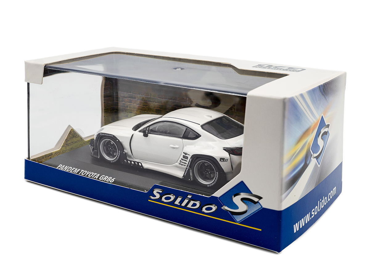 Toyota GR86 2022 Pandem 1:43 Solido Branco - 19 anos! Loja on-line
