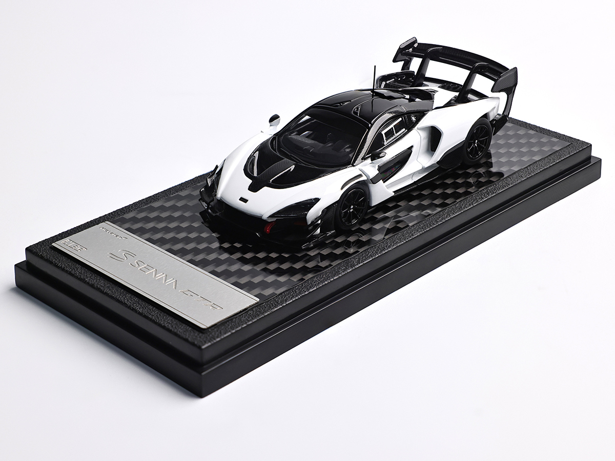 McLaren Senna GTR 1:64 LCD Models Branco - 20 anos! Loja on-line