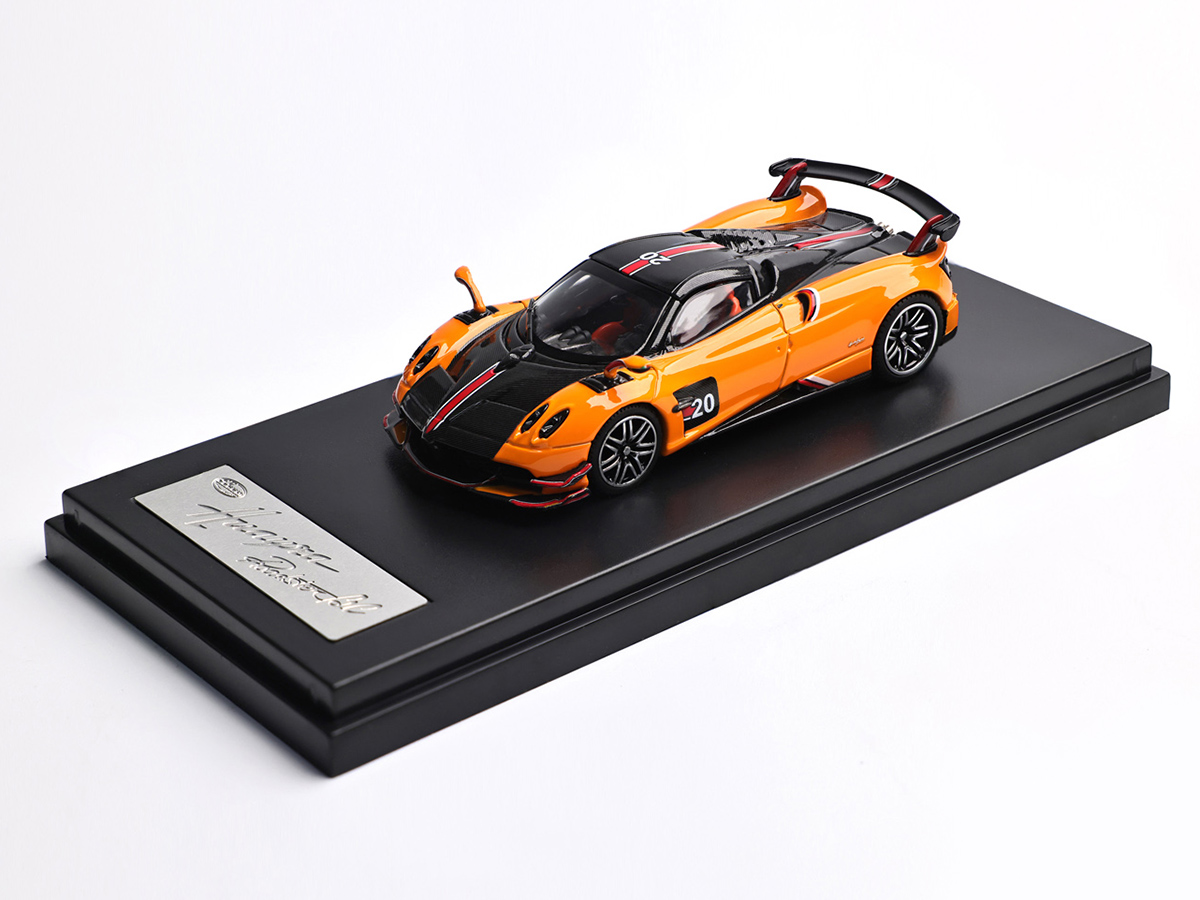 Pagani Huayra Roadster BC 1:64 LCD Models Laranja - 20 anos! Loja