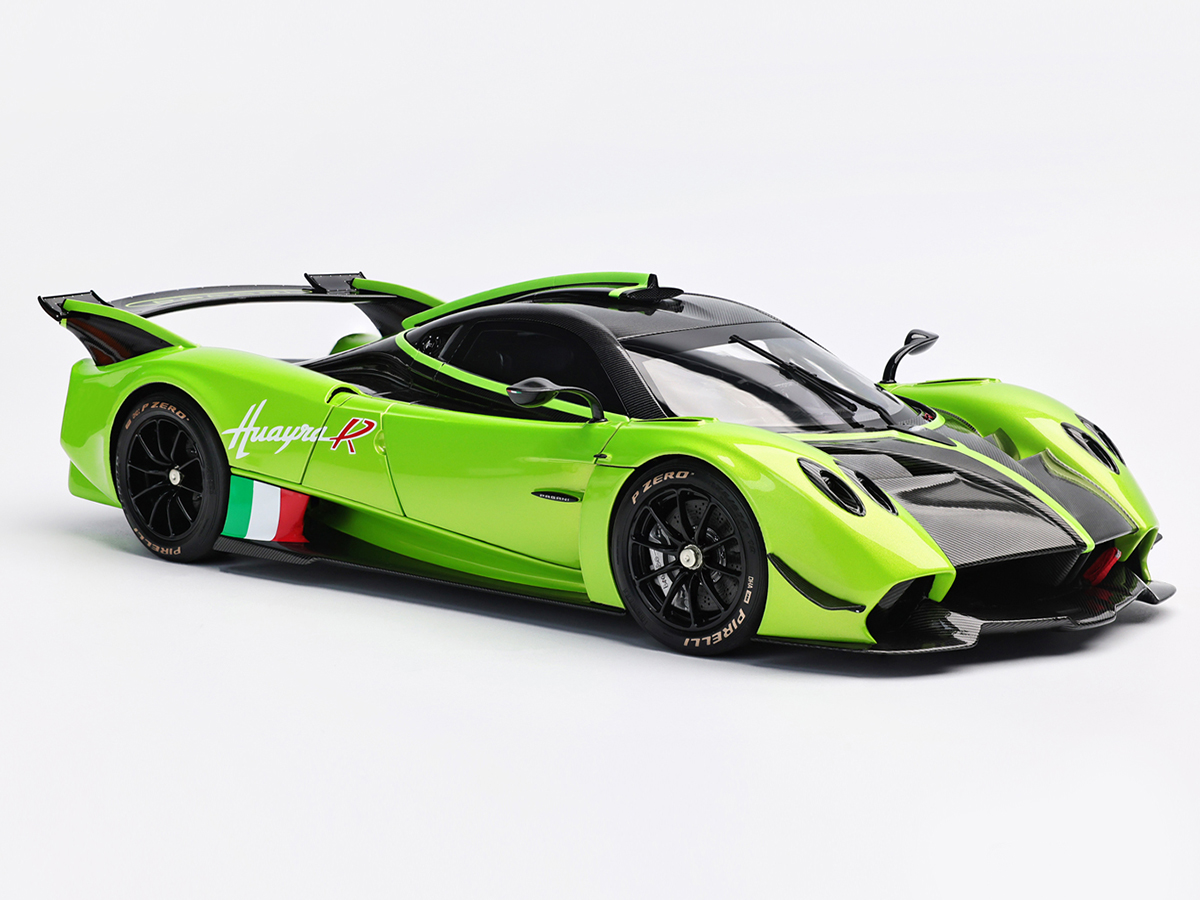 1/18 LCD Pagani Huayra パガーニウアイラロードスター Pagani Huayra R 1:18 LCD Models Verde - 20 anos! Loja on-line de
