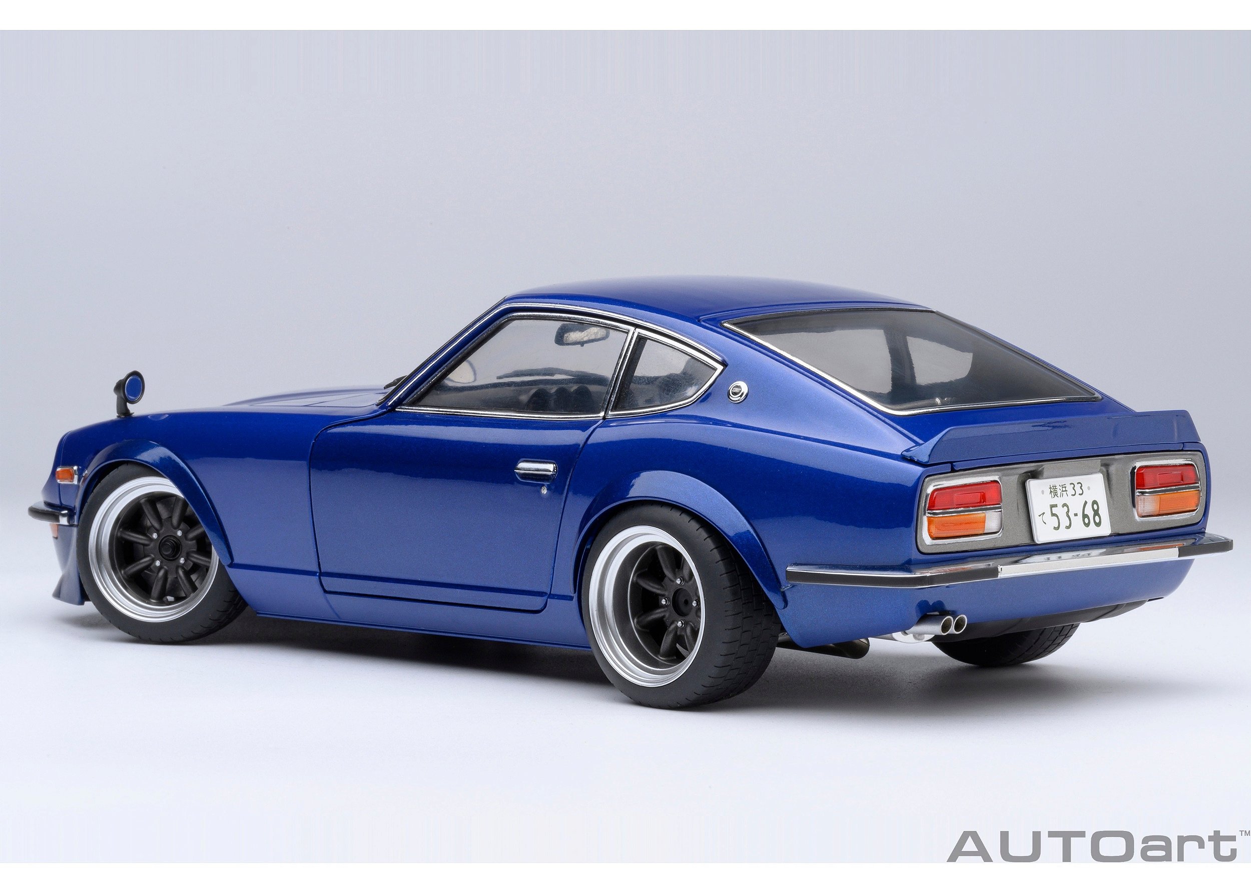 美*祢様 ignitionDATSUN Fairlady 2000GT 1/18 Nissan Fairlady Z Wangan Midnight AKUMA no Z 1:18 Autoart Azul