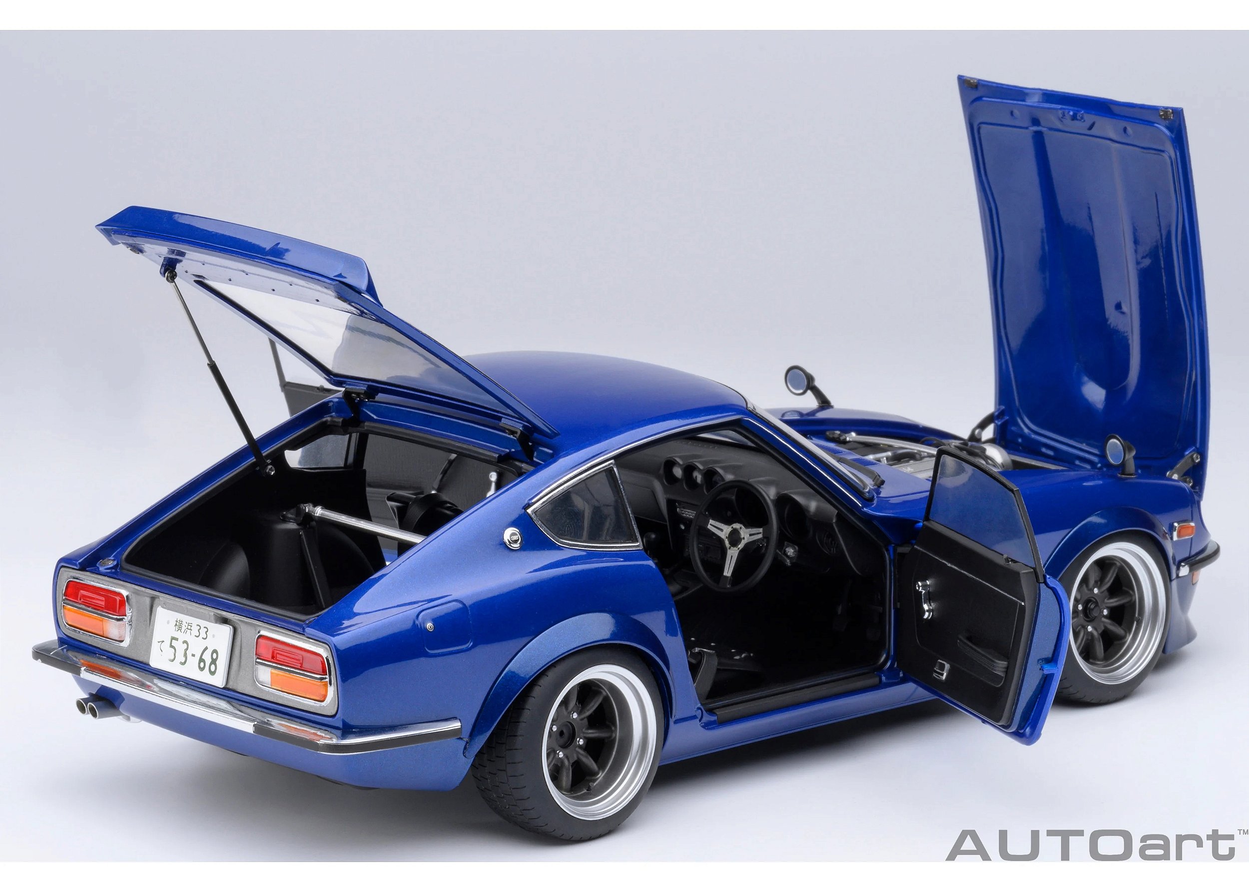 Nissan Fairlady Z Wangan Midnight AKUMA no Z 1:18 Autoart Azul