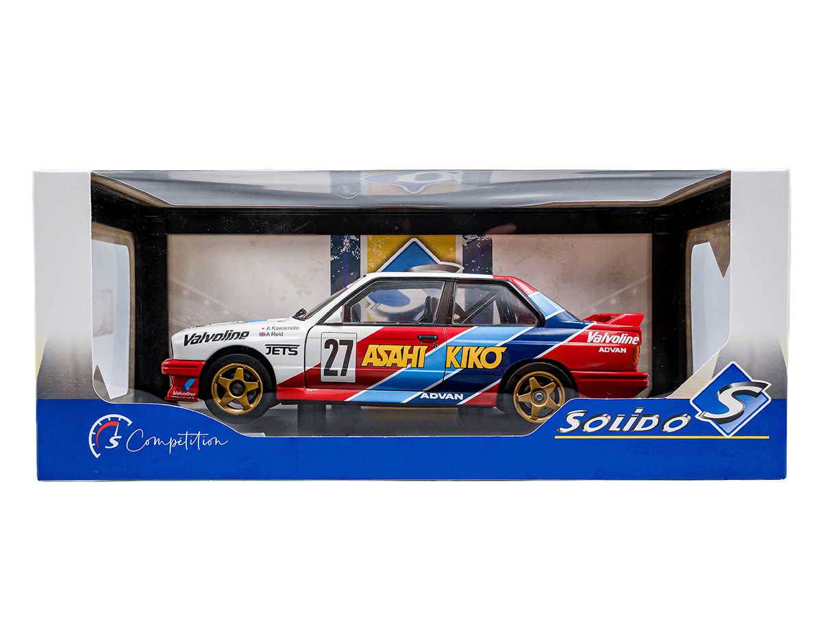 BMW M3 #27 Kawamoto / Reid JTCC 1986 1:18 Solido - 20 anos! Loja