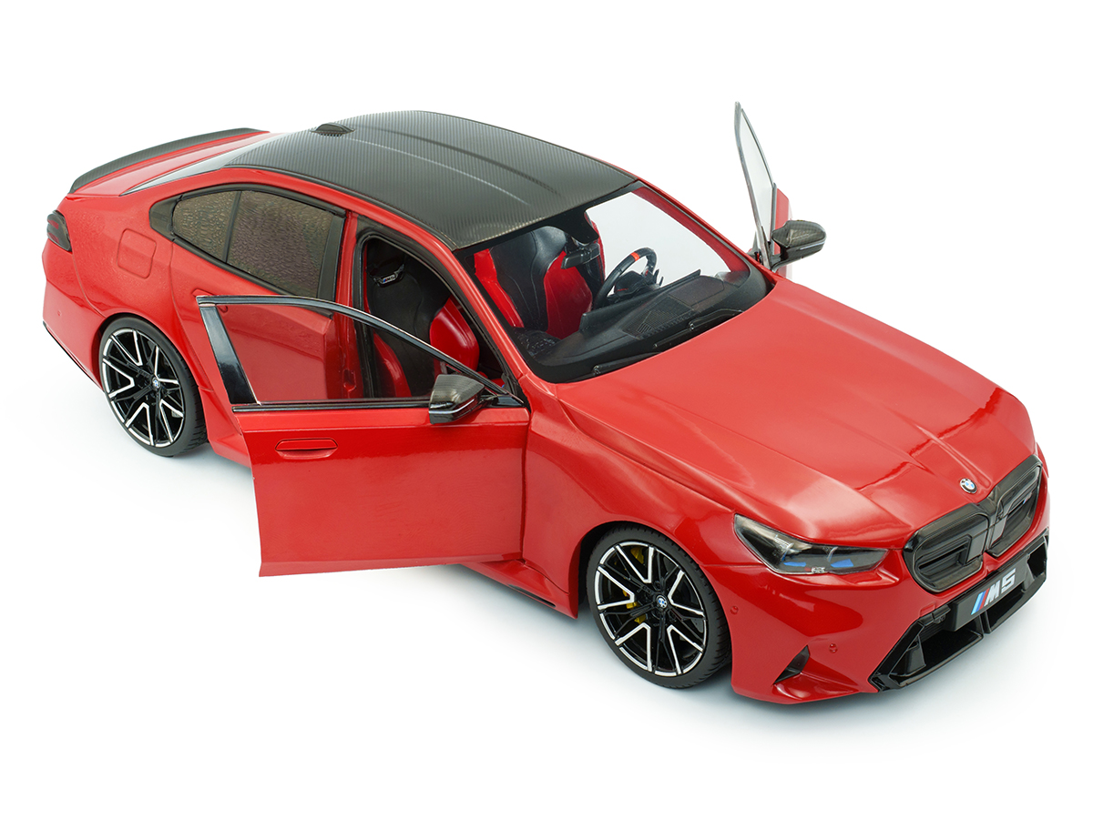 BMW M5 M 2025 1:18 Solido Vermelho - 20 anos! Loja on-line de