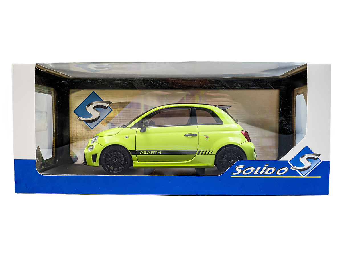 Fiat F595 Abarth 2023 1:18 Solido Verde - 20 anos! Loja on-line de