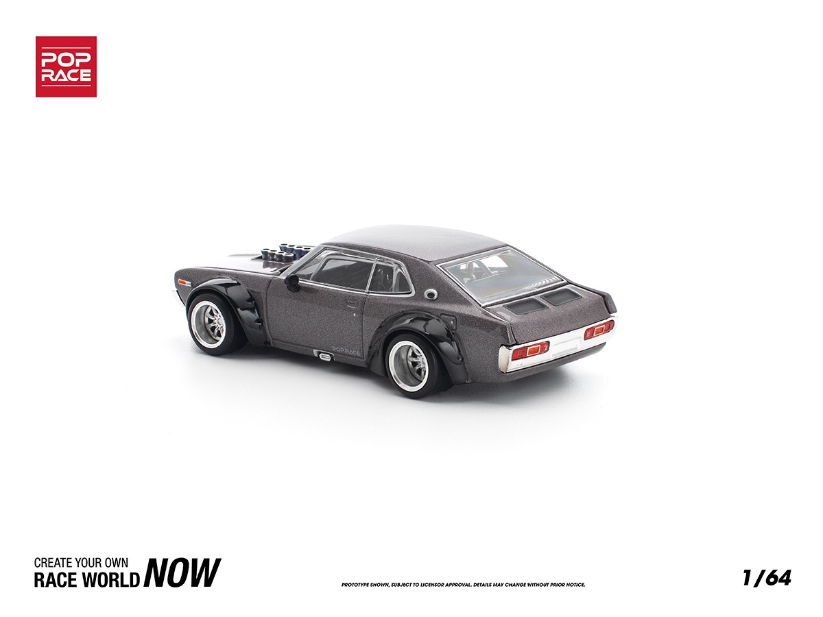Nissan Laurel C130 1:64 POP RACE Cinza - 20 anos! Loja on-line de