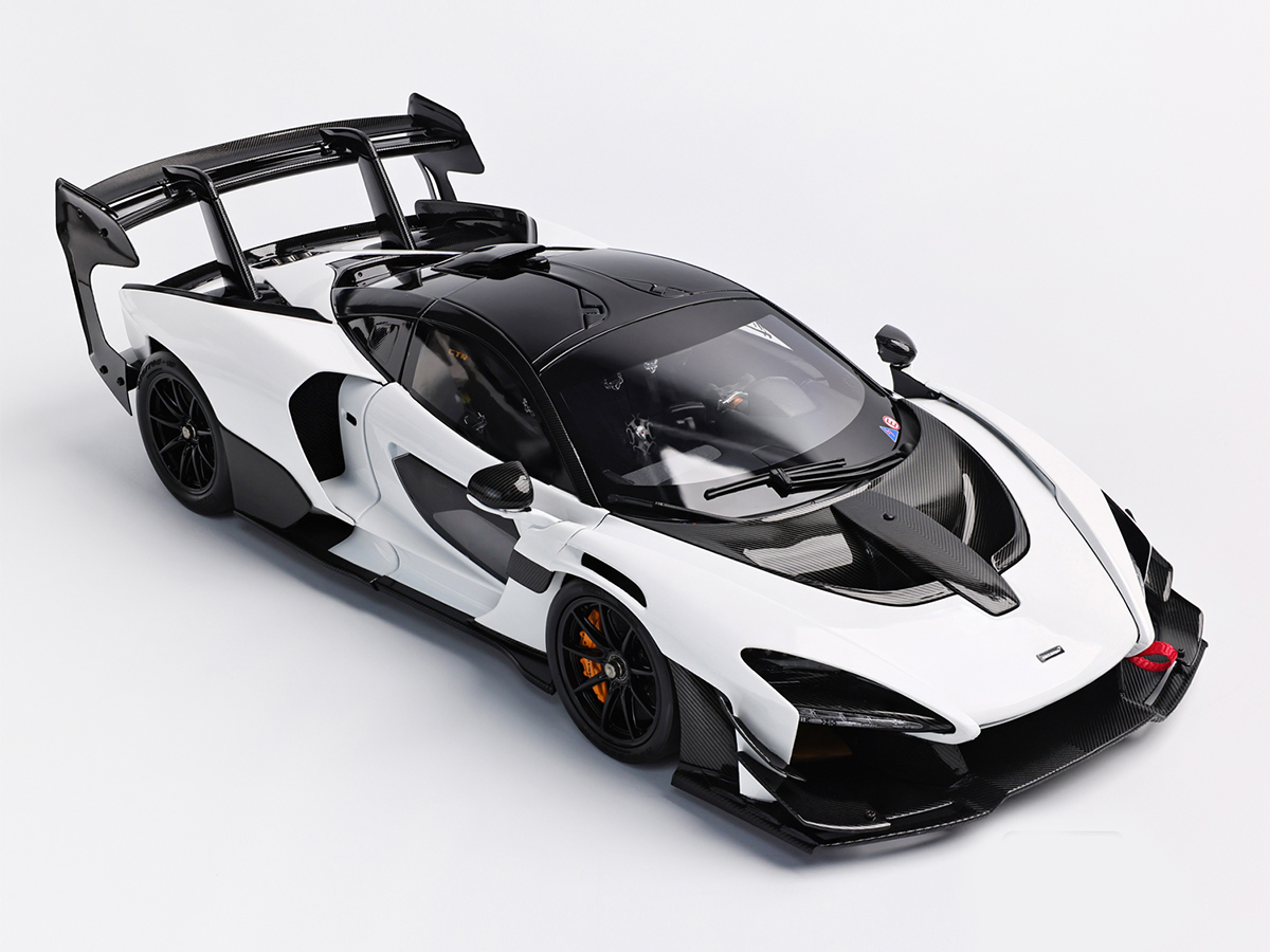 McLaren Senna GTR 1:18 LCD Models Branco - 20 anos! Loja on-line
