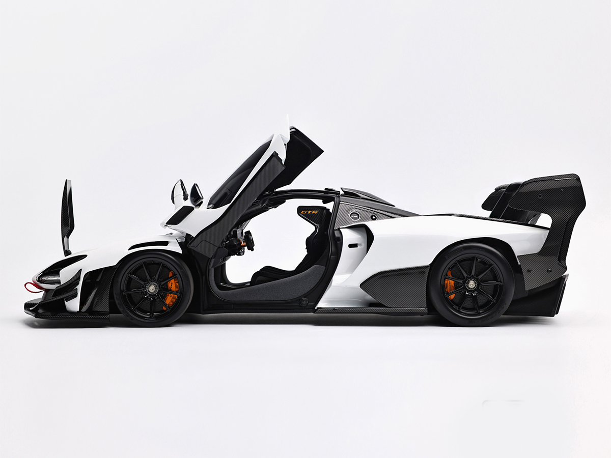 McLaren Senna GTR 1:18 LCD Models Branco - 20 anos! Loja on-line