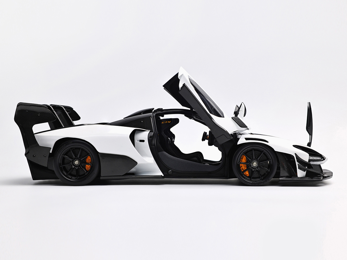 McLaren Senna GTR 1:18 LCD Models Branco - 20 anos! Loja on-line