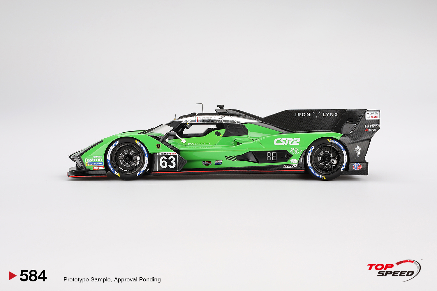 Lamborghini SC63 #63 Iron Lynx 2024 IMSA 12Hs Sebring 1:18