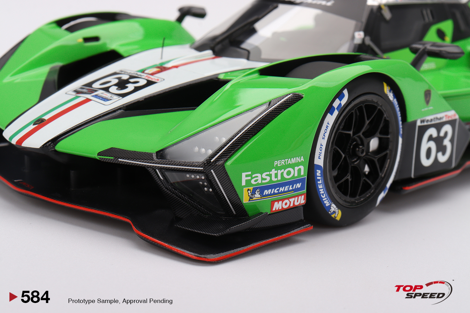 Lamborghini SC63 #63 Iron Lynx 2024 IMSA 12Hs Sebring 1:18
