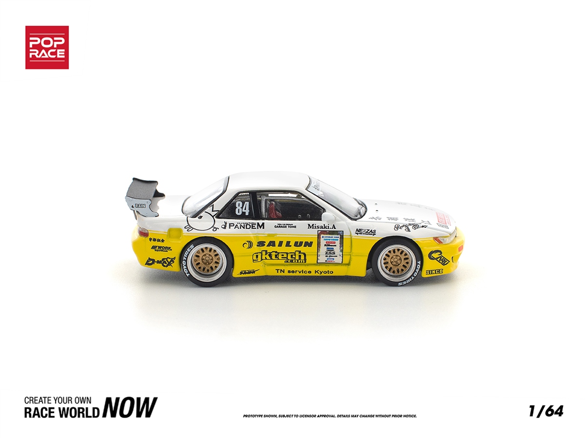 Nissan Silvia S13 Pandem Body Kit 2020 D1 LIGHTS 1:64 POP RACE