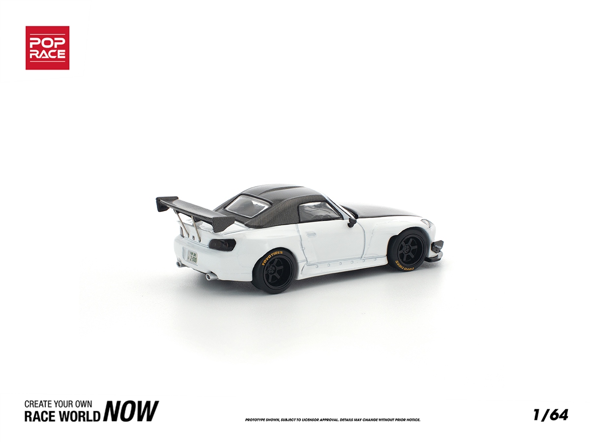 Honda S2000 Pandem Body Kit Softtop 1:64 POP RACE - 20 anos! Loja