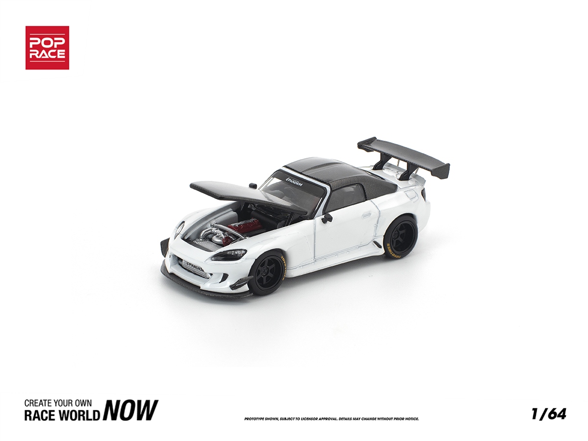 Honda S2000 Pandem Body Kit Softtop 1:64 POP RACE - 20 anos! Loja