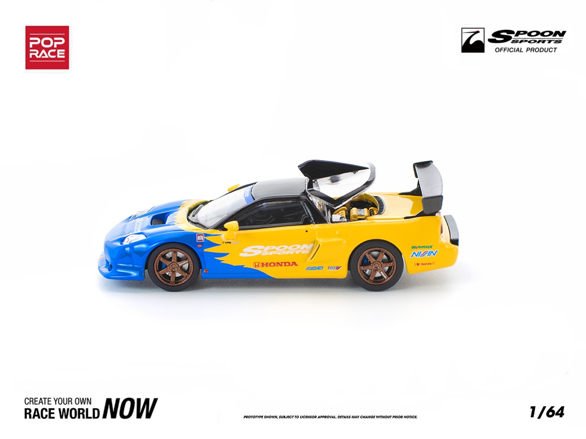 ミニカー 1/64 SPOON NSX-R GT WAGON Honda NSX-R GT SPOON 1:64 POP RACE - 20 anos! Loja on-line de