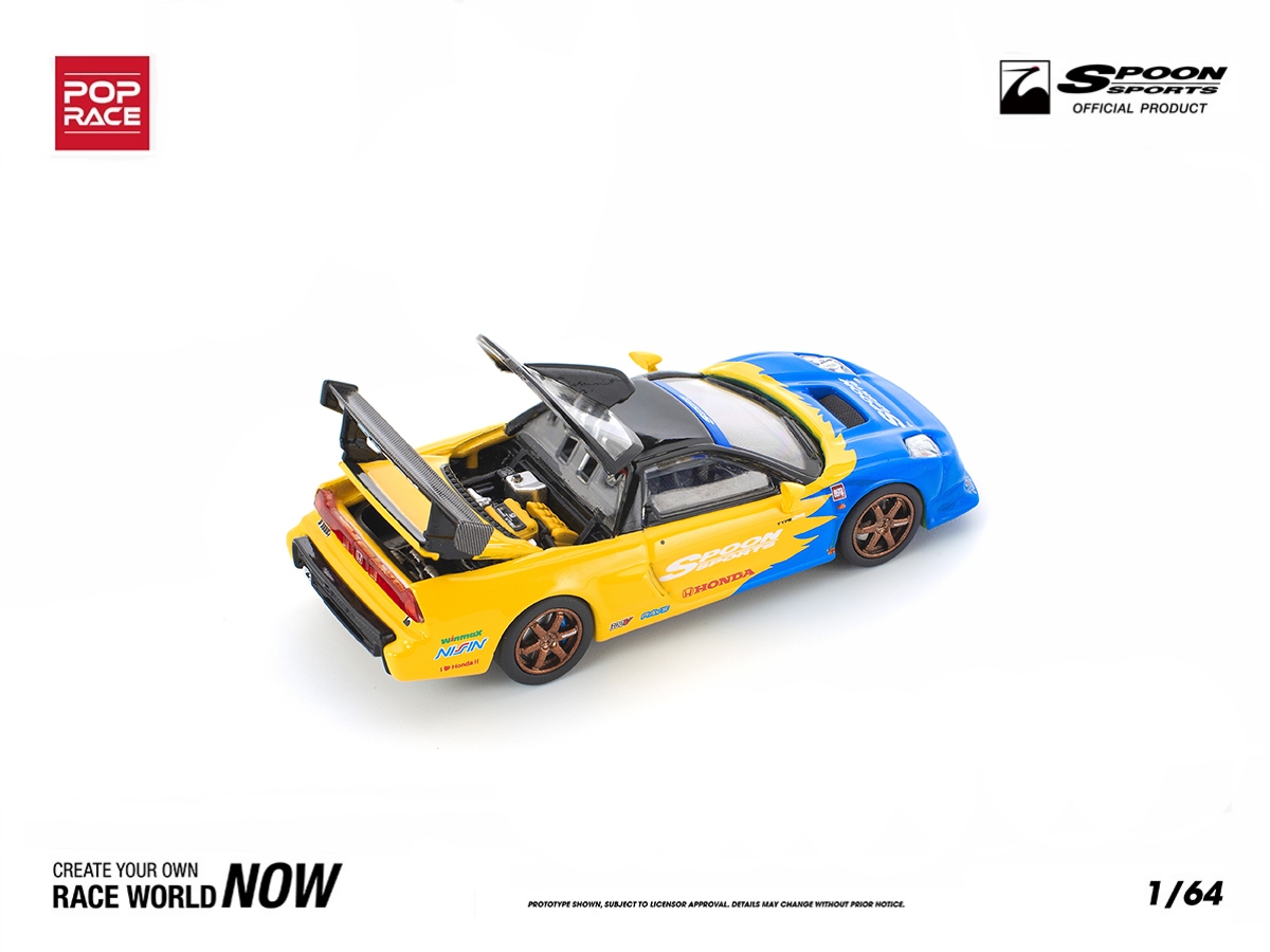 Spoon Sports ホンダ NSX 1/64 スケール Honda NSX-R GT SPOON 1:64 POP RACE - 19 anos! Loja on-line de