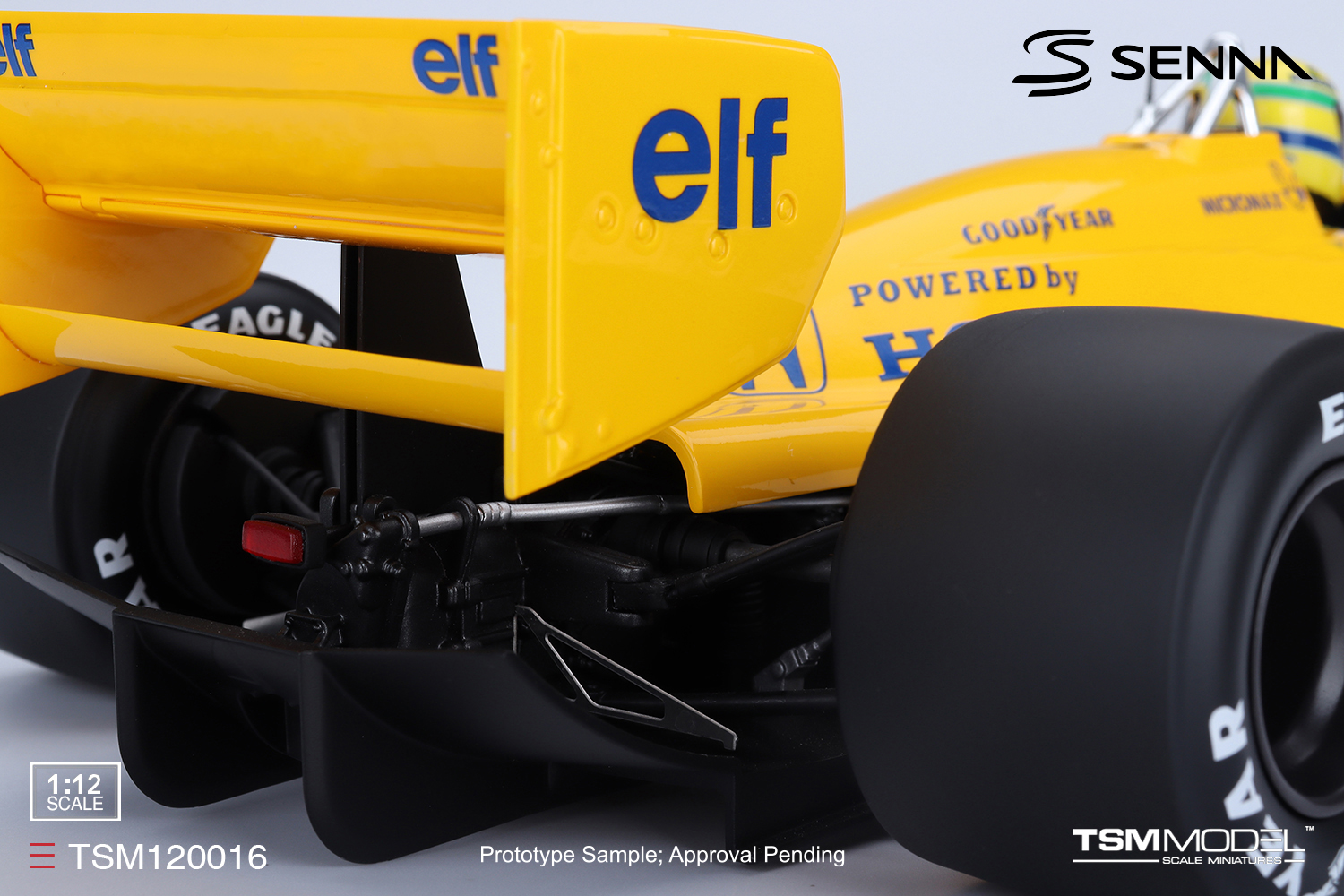 Lotus 99T #12 Ayrton Senna 1987 Vencedor GP Monaco 1987 1:12 TSM
