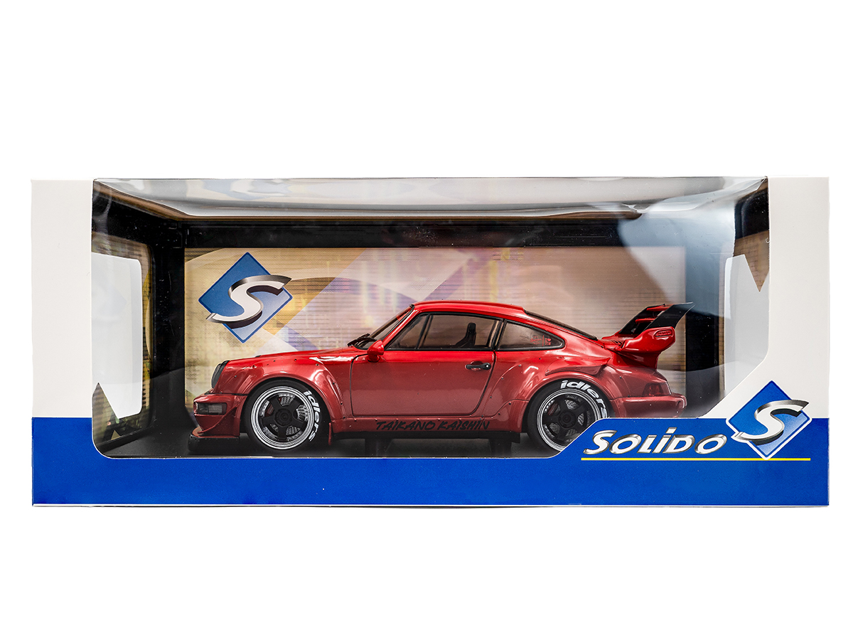 Porsche RWB Bodykit Taikano Kaishin 2024 1:18 Solido Vermelho - 20
