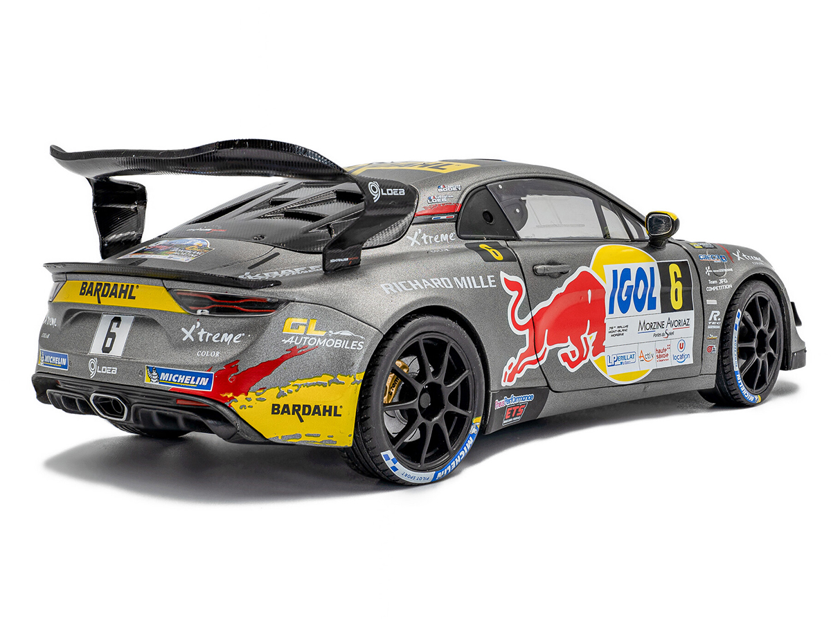 Alpine Loeb Alpine A110 RGT+ Sébastien Loeb Rallye De Mont Blanc 2024 1:18 Solido ...