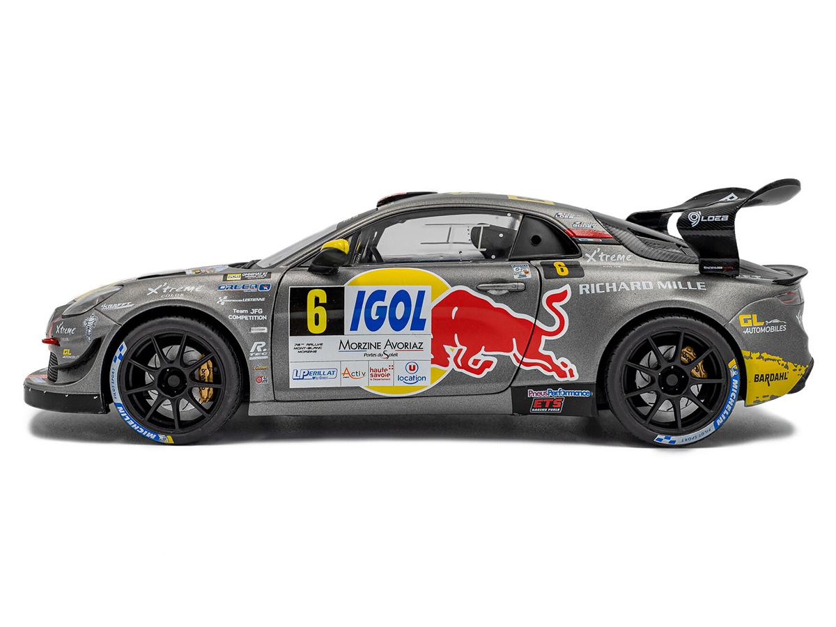 Alpine Loeb Alpine A110 RGT+ Sébastien Loeb Rallye De Mont Blanc 2024 1:18 Solido ...