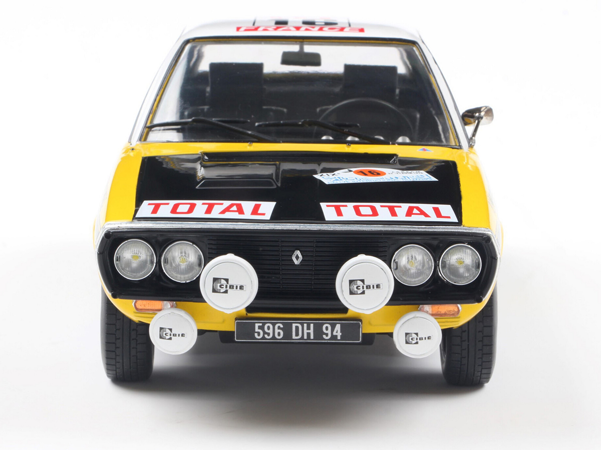 Renault 17 PH.1 Rally de Marrocos 1976 1:18 Solido Amarelo - 20