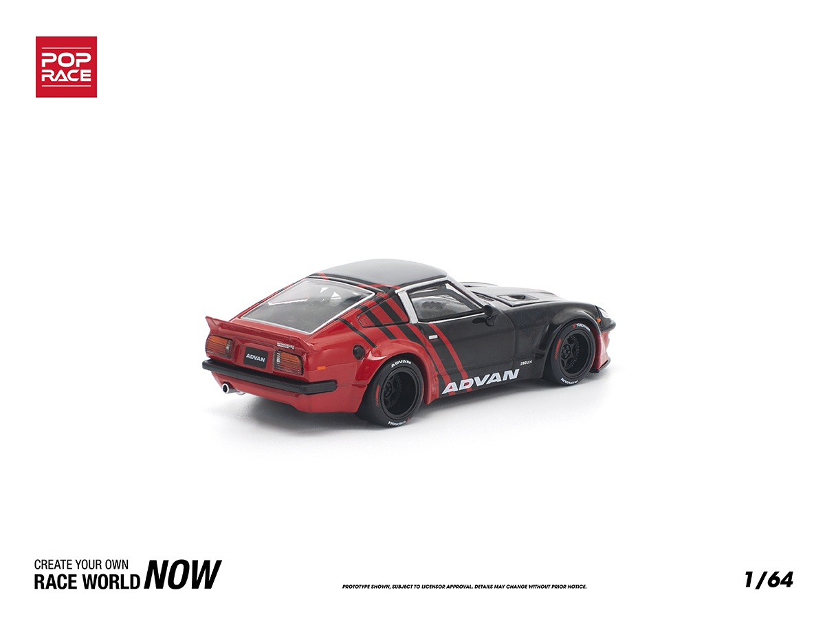 ミニカー A Nissan 280ZX Pandem Body Kit ADVAN 1:64 POP RACE - 20 anos! Loja
