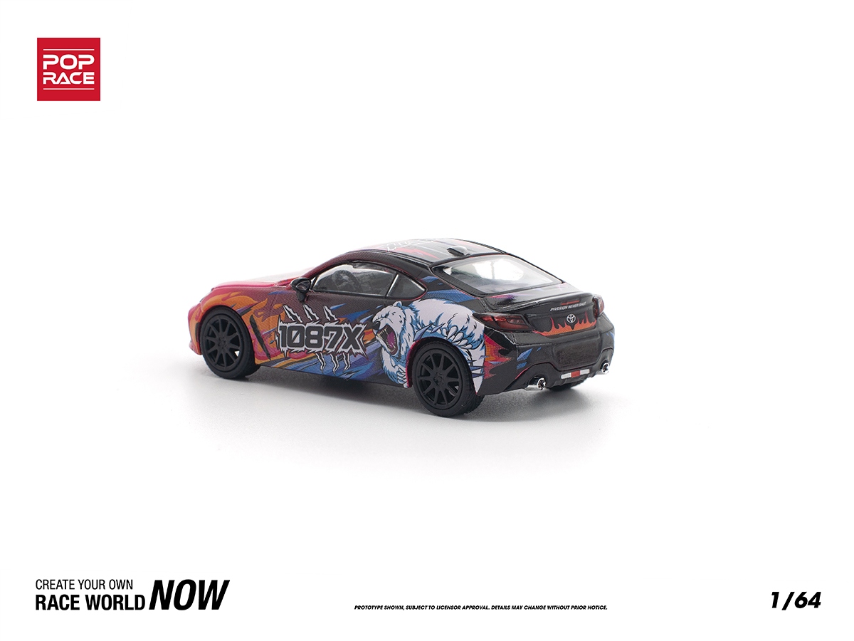 Toyota GR86 1087X Cup 1:64 POP RACE - 20 anos! Loja on-line de