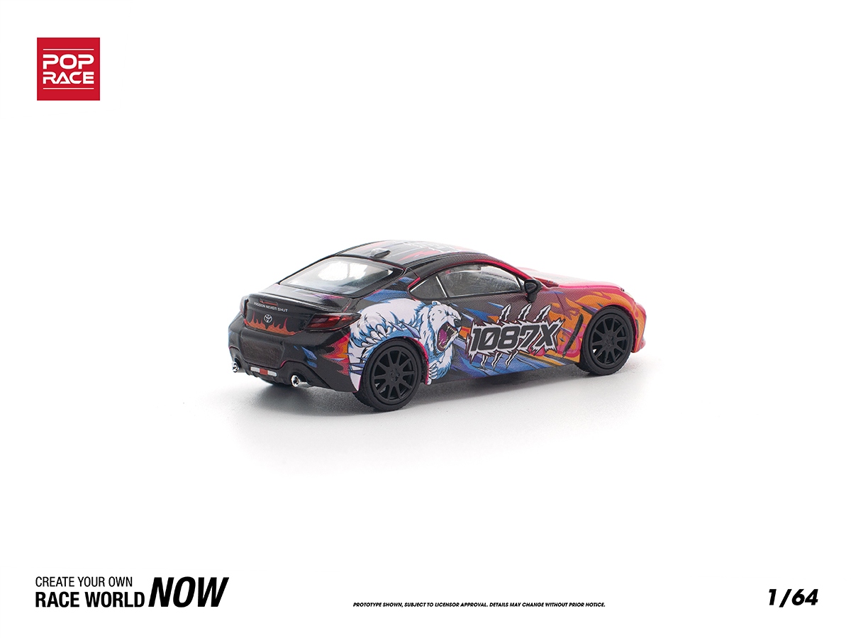 Toyota GR86 1087X Cup 1:64 POP RACE - 19 anos! Loja on-line de