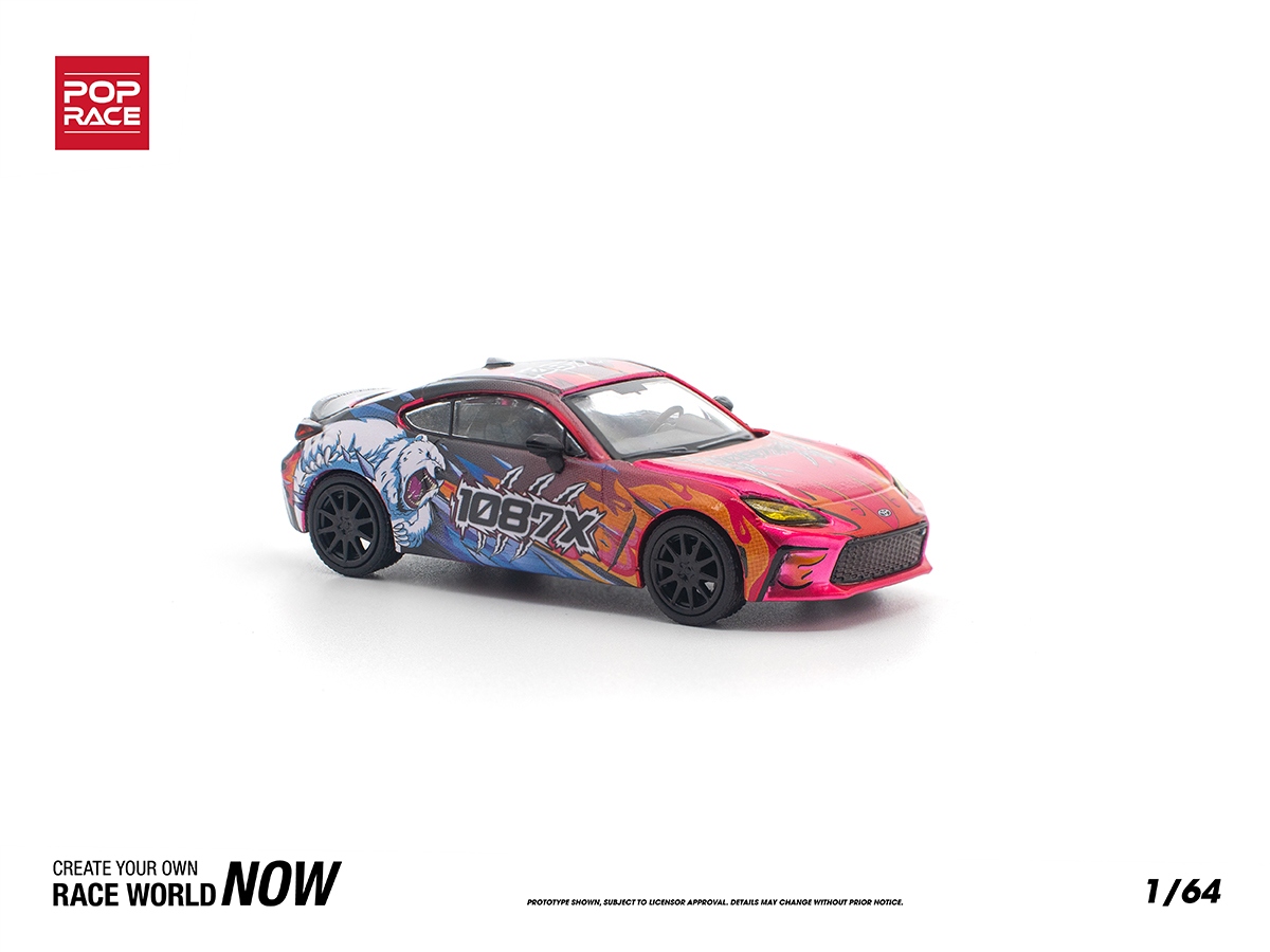 Toyota GR86 1087X Cup 1:64 POP RACE - 20 anos! Loja on-line de