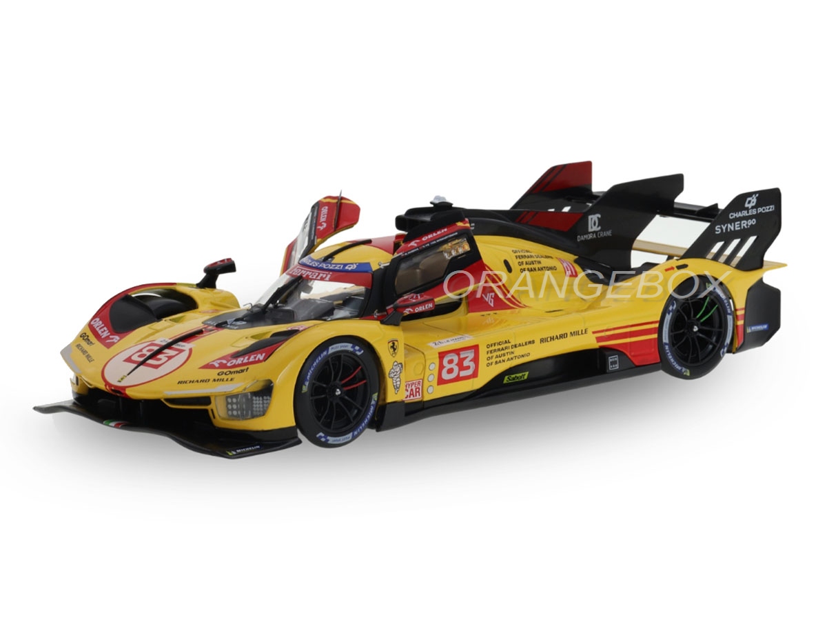 Ferrari 499P 24 Horas Le Mans 2024 1:18 Bburago - 20 anos! Loja on