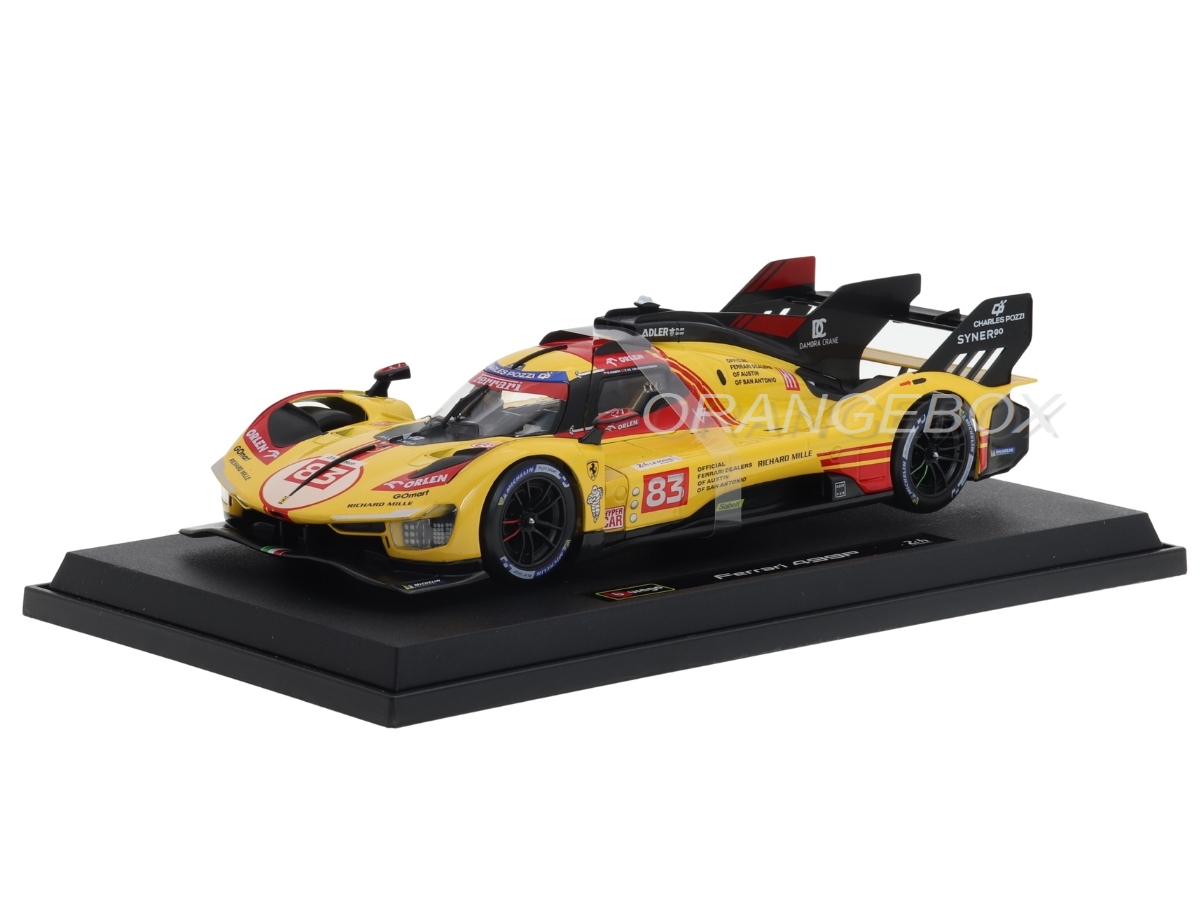 Ferrari 499P 24 Horas Le Mans 2024 1:18 Bburago - 20 anos! Loja on