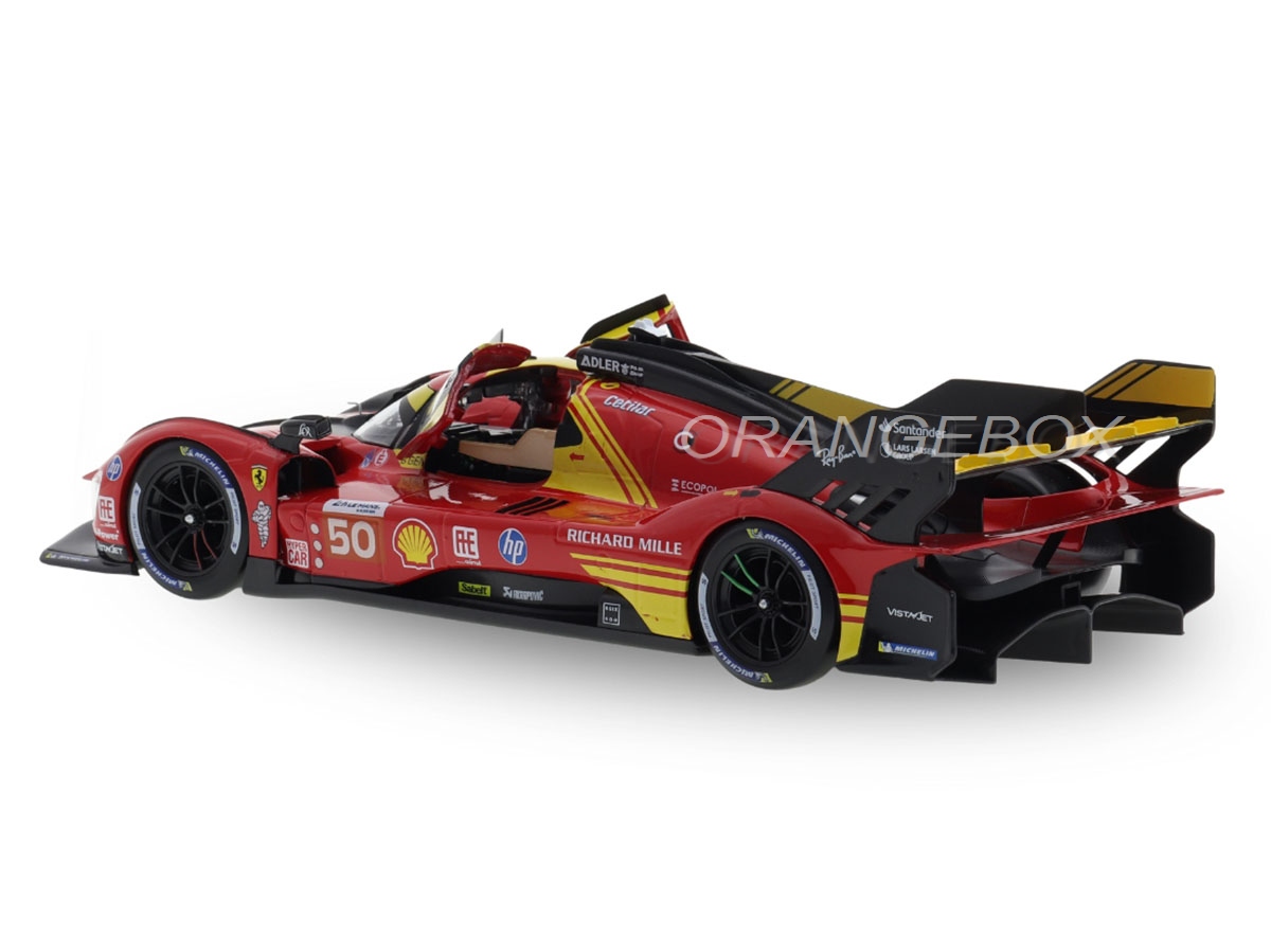 ミニカー Ferrari F50 499P LANCER porsche RWB etc Ferrari 499P Campeão 24 Horas Le Mans 2024 1:18 Bburago - 20 anos