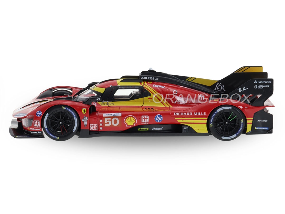 Ferrari 499P Campeão 24 Horas Le Mans 2024 1:18 Bburago - 20 anos
