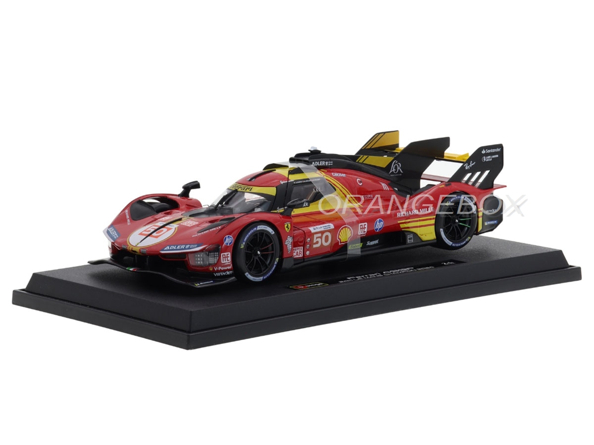 Ferrari 499P Campeão 24 Horas Le Mans 2024 1:18 Bburago - 20 anos