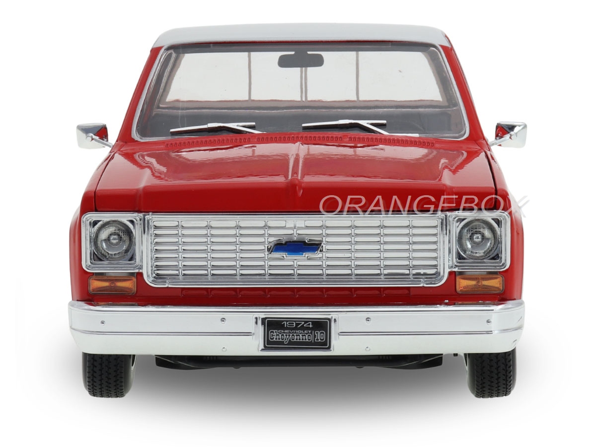 Chevrolet C10 Cheyenne Super Pick-Up 1974 1:18 Maisto Vermelho