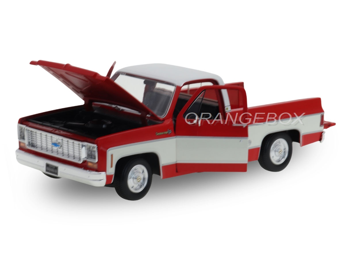 1/18 74 C-10 Pickup Maisto SPLカスタム品 Chevrolet C10 Cheyenne Super Pick-Up 1974 1:18 Maisto Vermelho